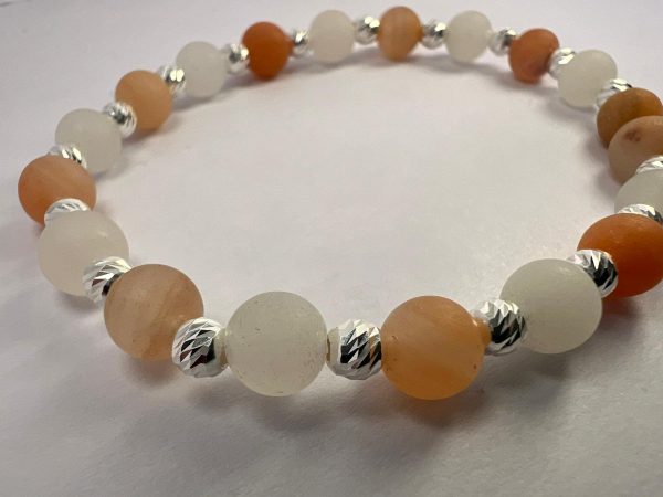 Pink Aventurine & Faceted Sterling Silver - Image 4