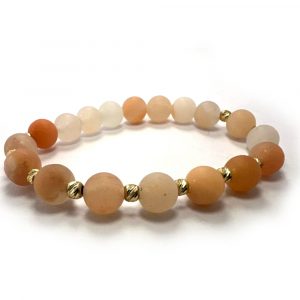 Pink Aventurine & 14ct Gold