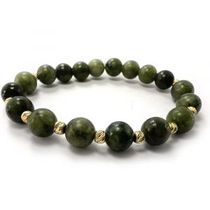 Natural Jade & 14ct Gold