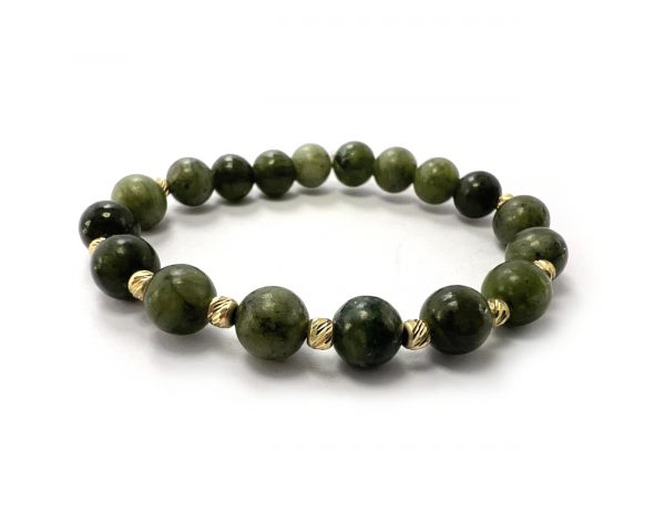 Natural Jade & 14ct Gold