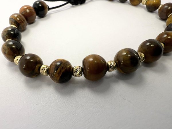 Tiger Eye & 14ct Gold - Image 3